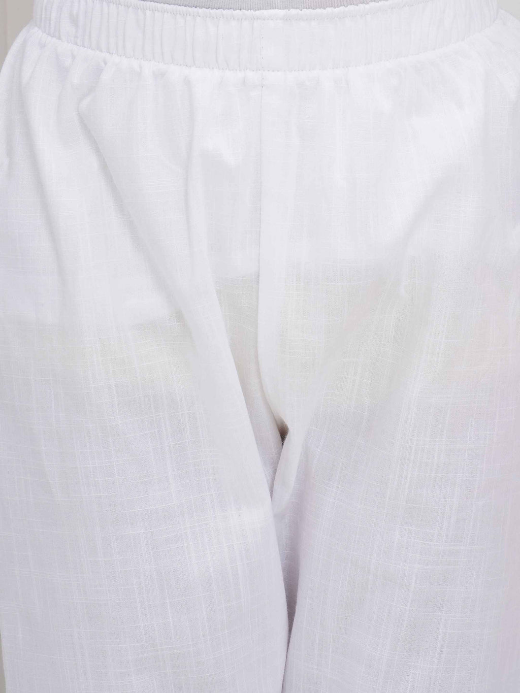 Boys Cotton Popline Printed Kurta Pyjama Set(multicolour1-and-white1)