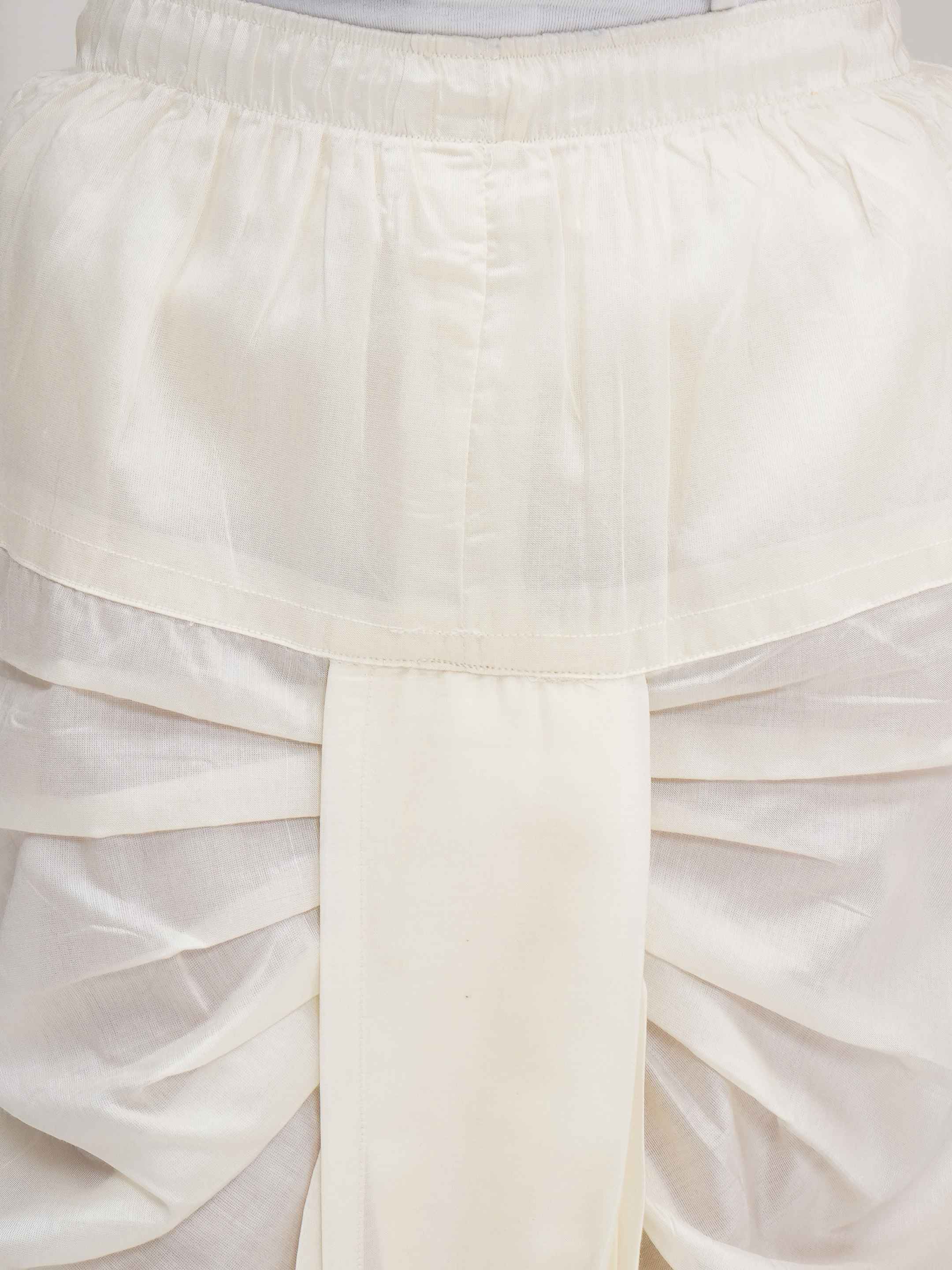 Boys Cotton Popline Printed Kurta DhotiPant Set(multicolour2-and-cream2)