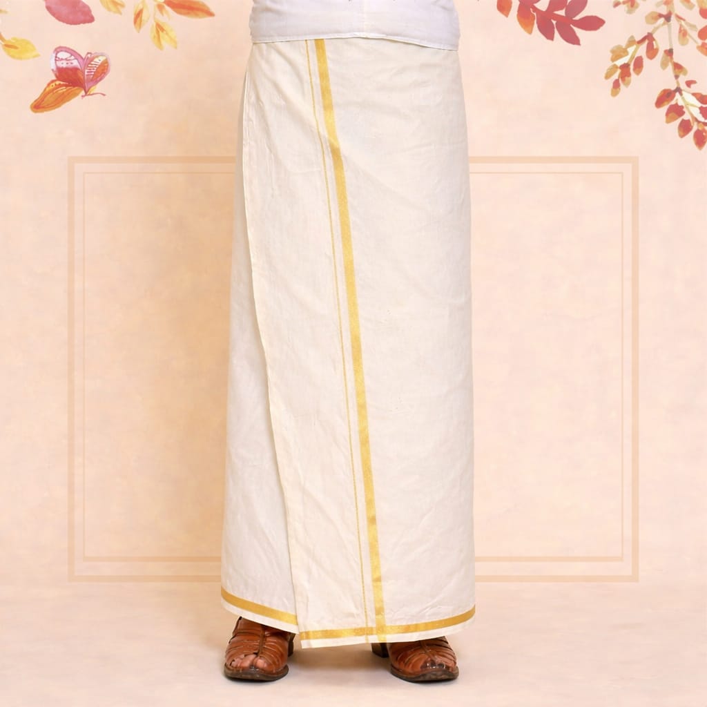 Boys Solid Colour Shirt and Dhoti Set(ibm-blue-and-cream-dhoti)